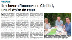 Le Dauphin&eacute; Lib&eacute;r&eacute; - 30mai 2014.