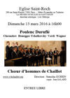 Concert 30 novembre 2014