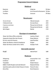 Programme concert 31 mai 2014