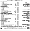 Titres Ballades&Motets